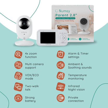 Numsy Babyfoon Parent met Camera
