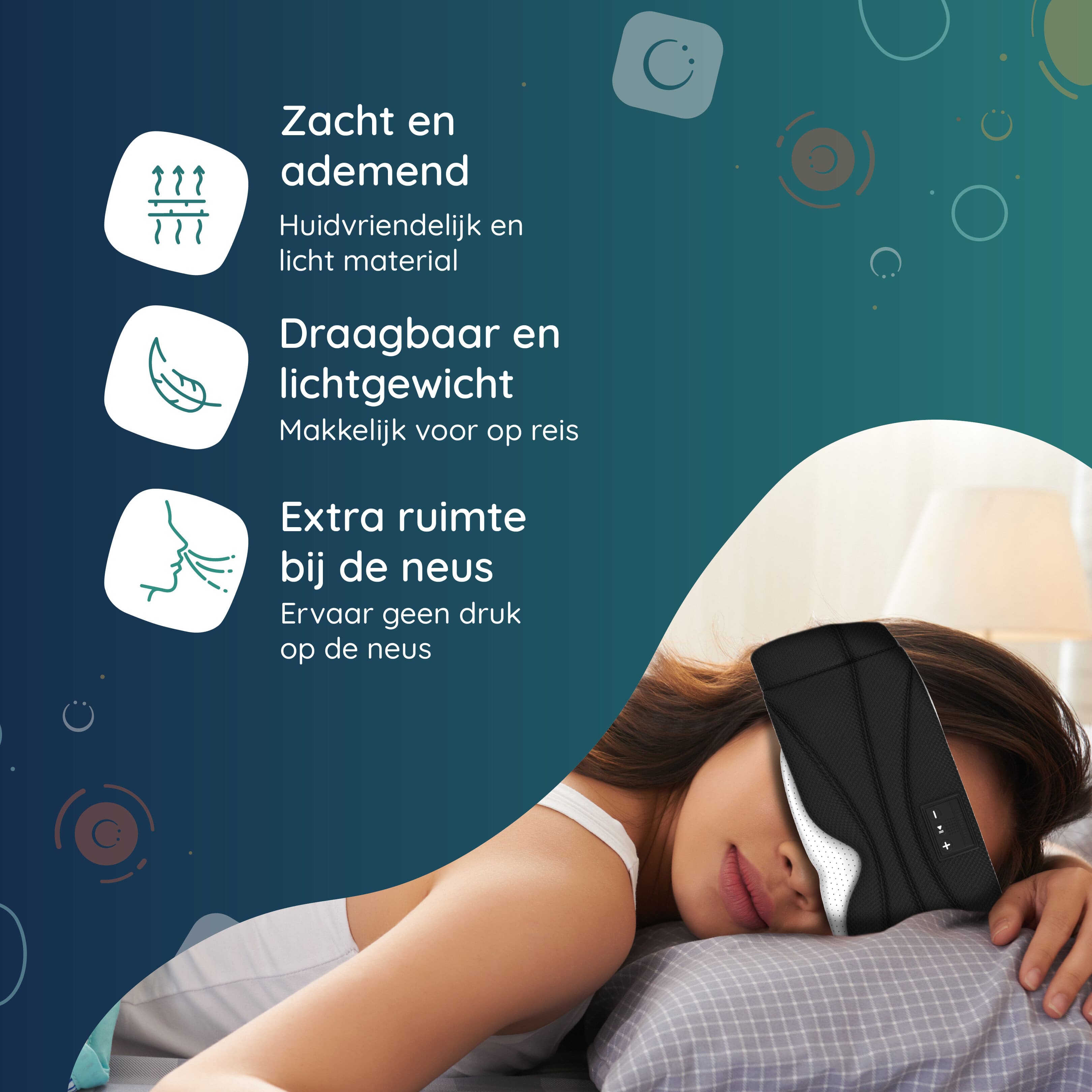 Numsy Bluetooth Slaapmasker