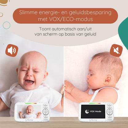 Numsy Parent Pro Babyfoon met Camera