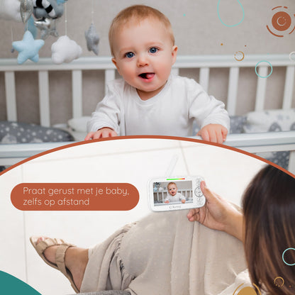 Numsy Parent Pro Babyfoon met Camera