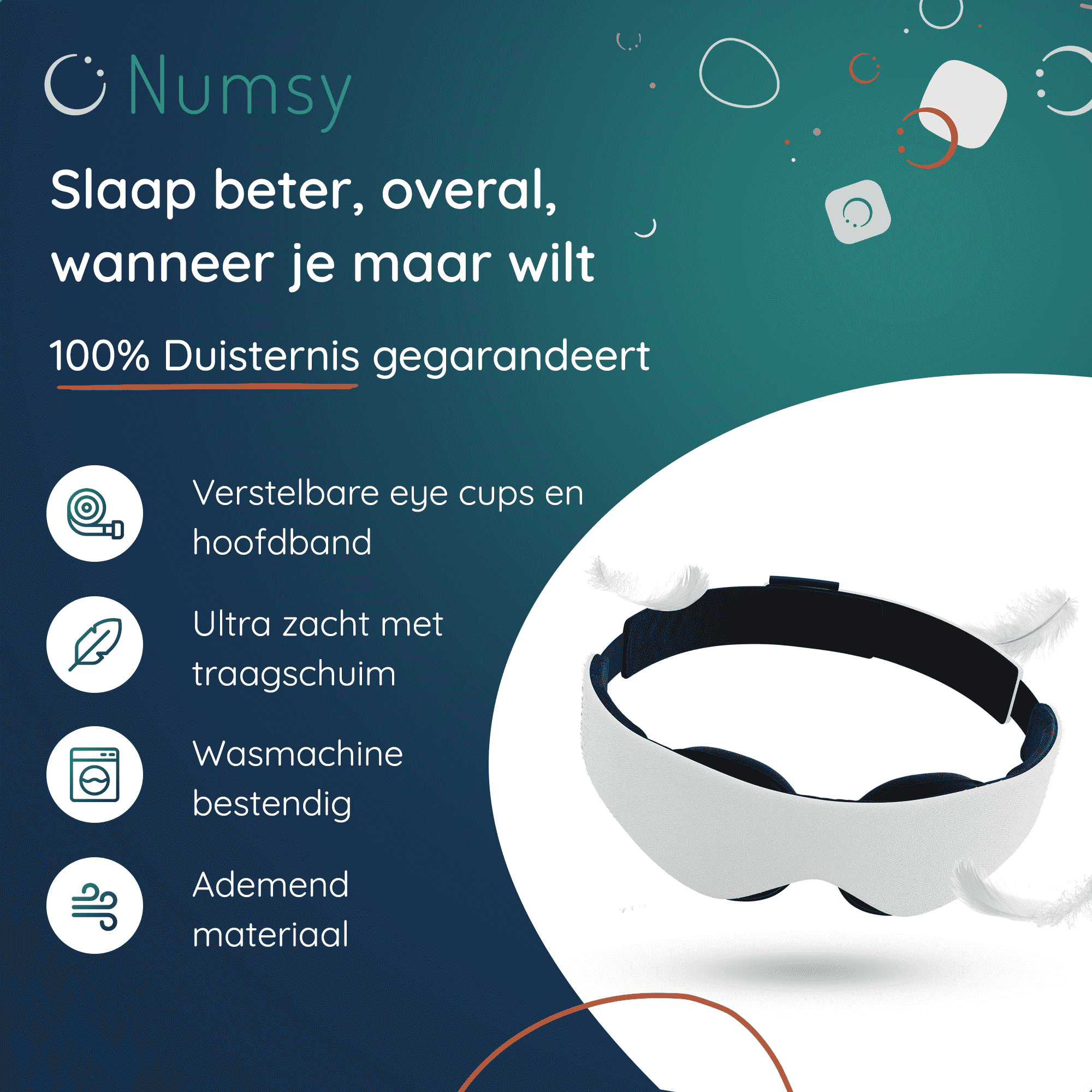 Numsy 3D Slaapmasker