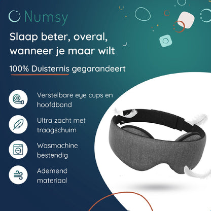 Numsy 3D Slaapmasker